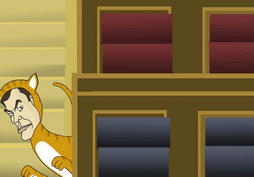 O gato de Schrödinger por Siro