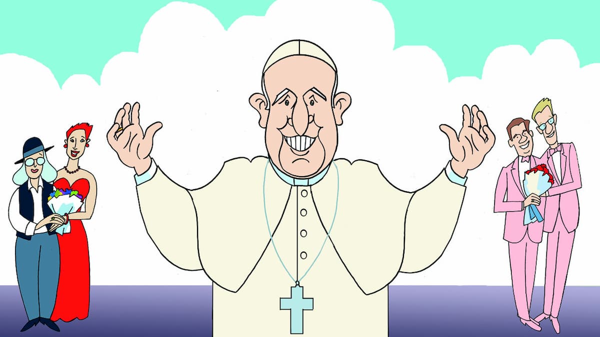 Puntadas sen fío: O papa Francisco e o matrimonio gai por Siro