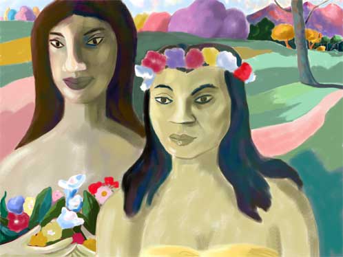 a gauguin 1 ipad